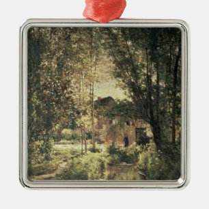 Landscape 2 metal ornament