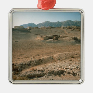 Landscape 3 metal ornament