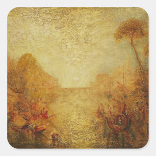 Landscape 3 square sticker