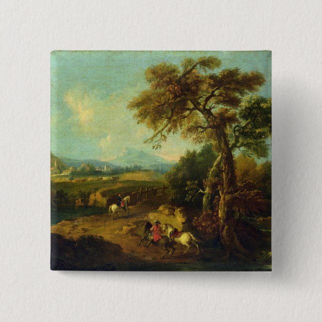 Landscape 4 2 inch square button (Front)