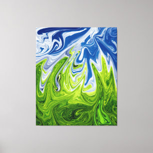 Landscape Abstract Art   Best modern art Canvas Print