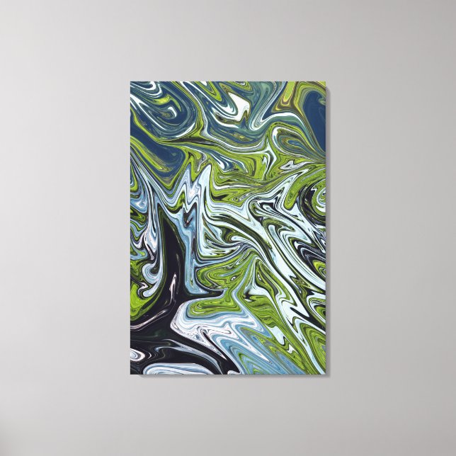 Landscape Abstract Painting | Best fine art Canvas Print (Front)