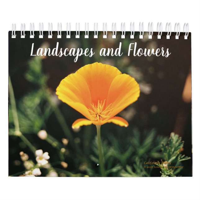 Landscape and Flowers Calendar (Cover)