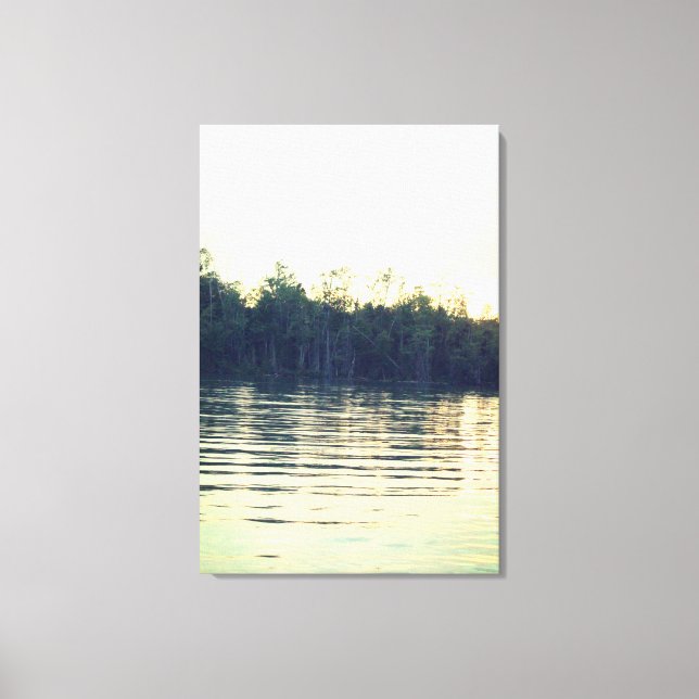 Landscape And Water Canvas Print (Front)
