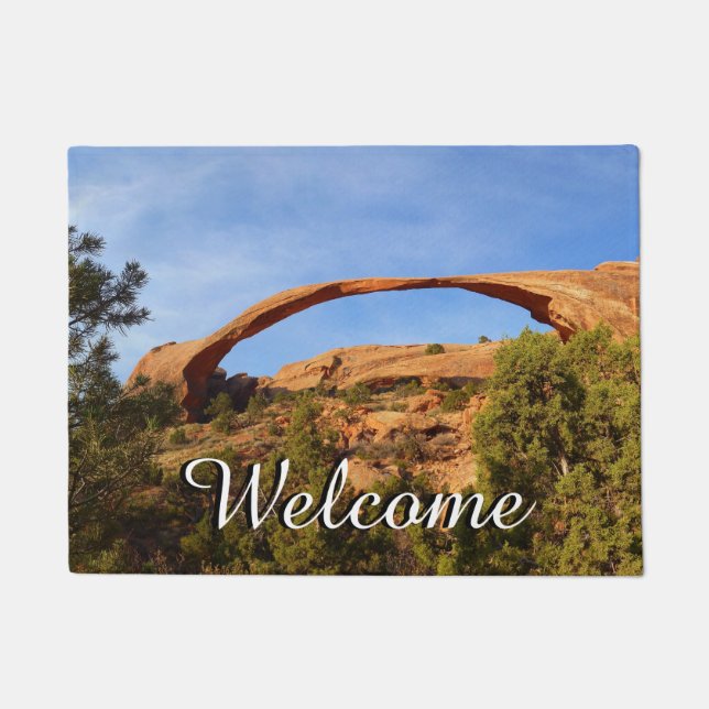 Landscape Arch at Arches National Park Doormat (Front)