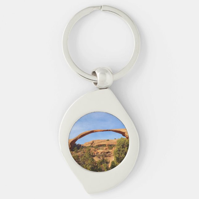 Landscape Arch at Arches National Park Keychain (Front)