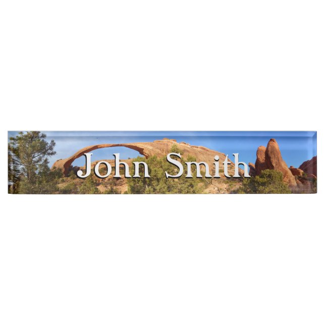 Landscape Arch at Arches National Park Nameplate (Front)