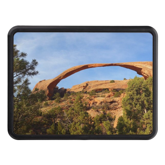 Landscape Arch at Arches National Park Trailer Hitch Cover (Front)