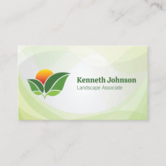 Landscape Architect | Gardening Business Card (Front)