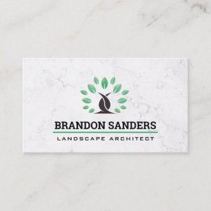 Landscape Architect   Stylized Tree Business Card