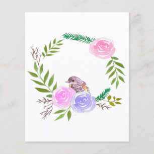 Landscape Art Canvas  Bird Lover Gift   Colourful Flyer