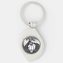 Landscape Art Key Chains B&W Forest Eco-Art Gifts