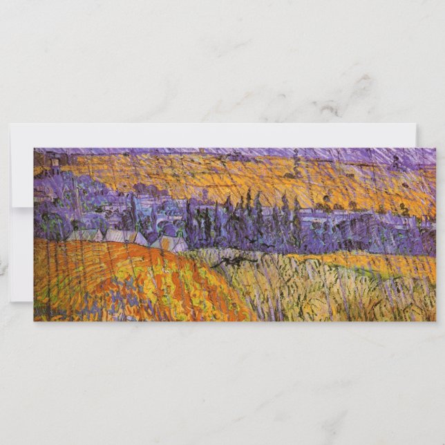 Landscape at Auvers in Rain by Vincent van Gogh (Front)