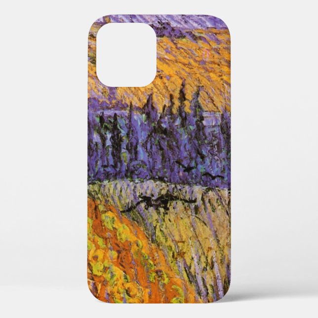 Landscape at Auvers in Rain by Vincent van Gogh Case-Mate iPhone Case (Back)