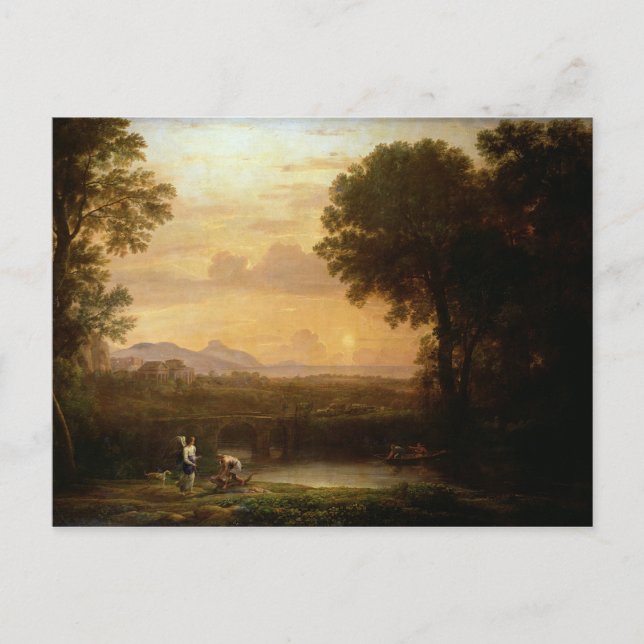 Landscape at Dusk Postcard (Front)