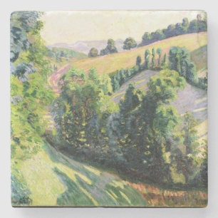 Landscape at Pontgibaud, c.1895 (oil on canvas) Stone Coaster