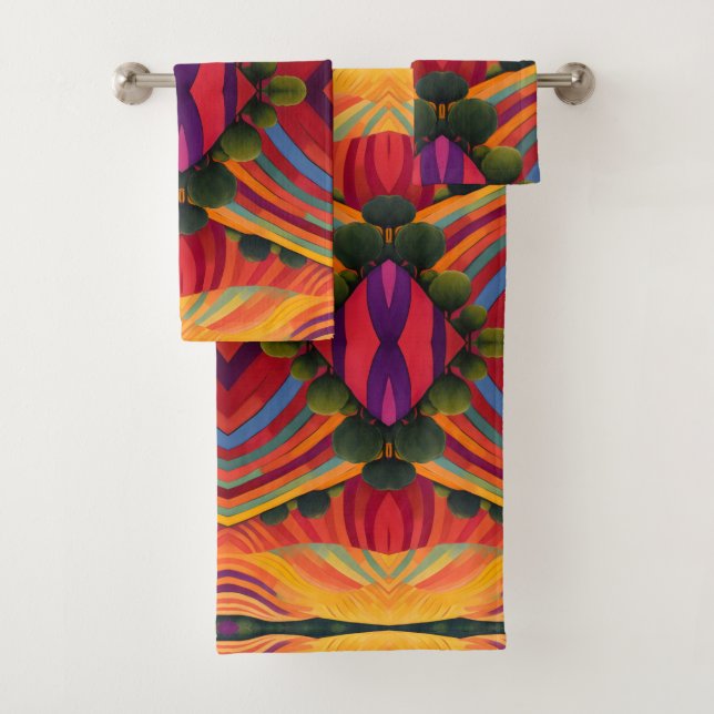 Landscape  bath towel set (Insitu)