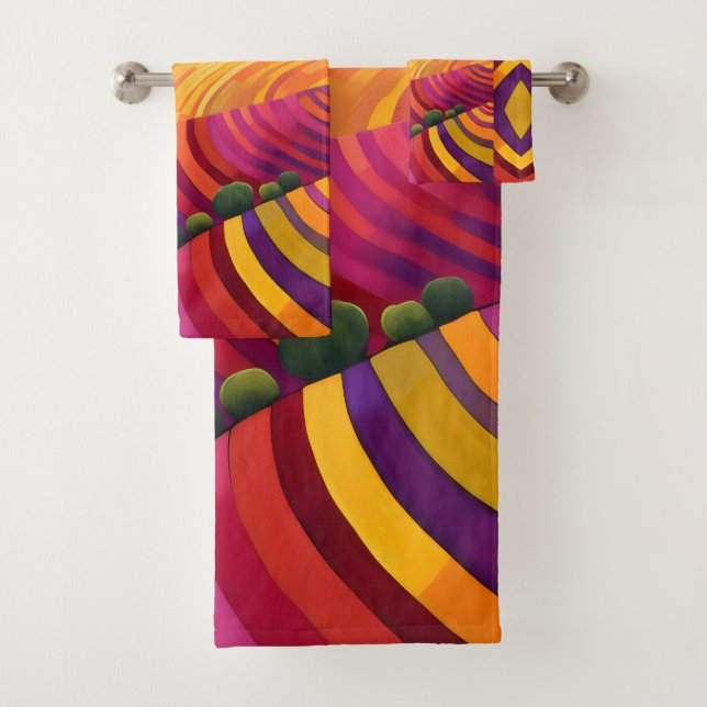 Landscape  bath towel set (Insitu)