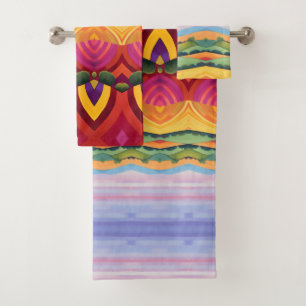 Landscape  bath towel set