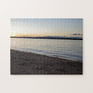 Landscape bay sunrise water jigsaw puzzle