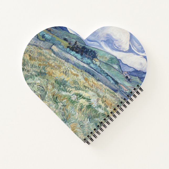  Landscape Behind Saint-Paul Vincent van Gogh    Notebook (Back)