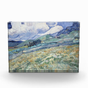 Landscape Behind Saint-Paul Vincent van Gogh Photo Block