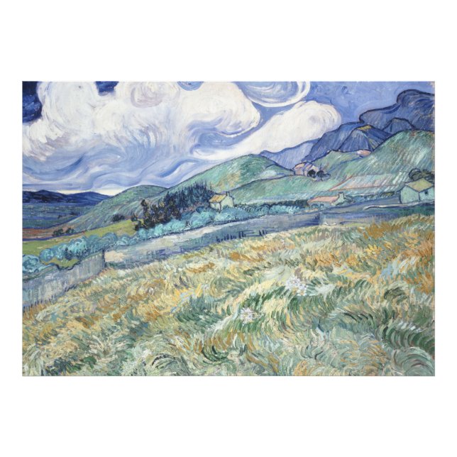  Landscape Behind Saint-Paul Vincent van Gogh   Photo Print (Front)