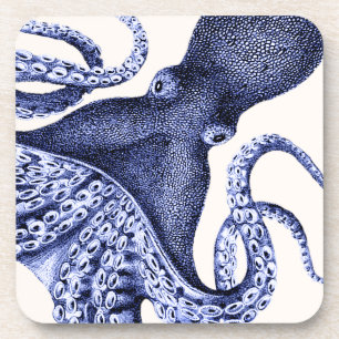 Landscape Blue Octopus Coaster