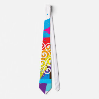 Landscape blue tie