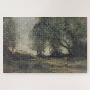 Landscape (by Camille Corot) Jigsaw Puzzle
