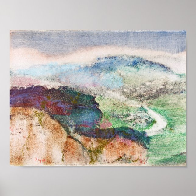 Landscape by Edgar Degas Poster (Front)