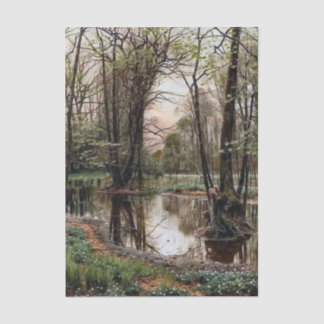 Landscape by Peder Mork Monsted Tissue Paper