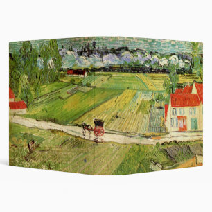 Landscape, Carriage and Train by Vincent van Gogh Binder