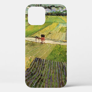 Landscape, Carriage and Train by Vincent van Gogh iPhone 12 Case