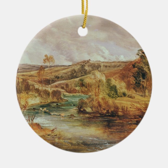Landscape Ceramic Ornament (Front)