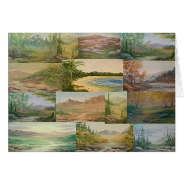 Landscape Collage Card (Front Horizontal)