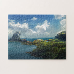 Landscape custom art photo puzzle