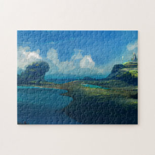 Landscape custom art photo puzzle