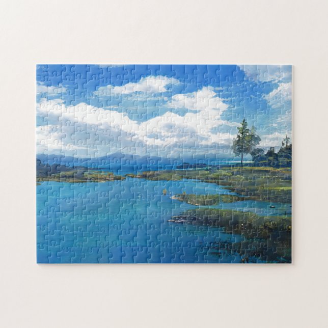 Landscape custom art photo puzzle (Horizontal)