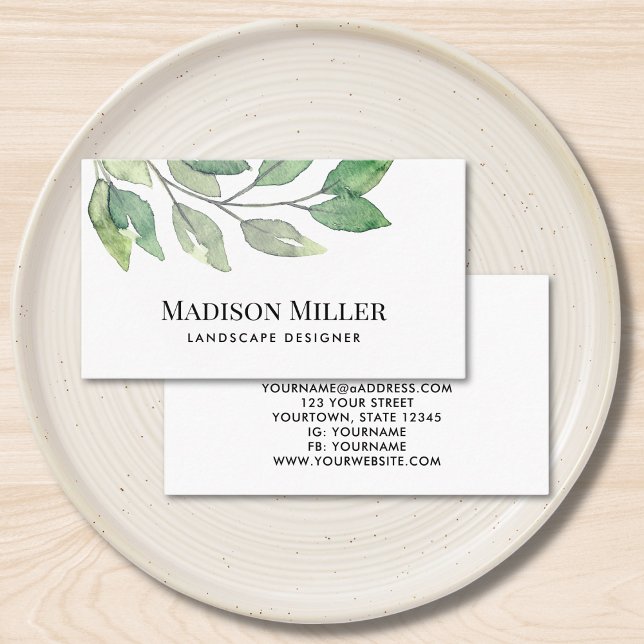 Landscape Designer Business Card (Creator Uploaded)