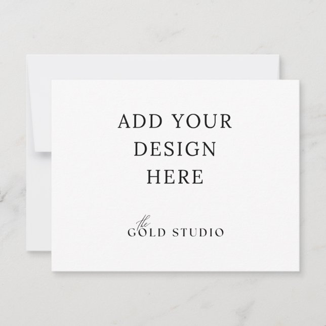 Landscape Enclosure Card Template (4.25 x 5.5)  (Front)