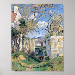 Landscape from Pontoise (1874) Camille Pissarro Poster