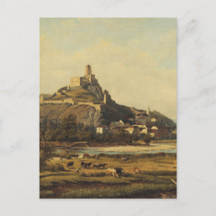 Landscape from Trencin in Slovakia Postcard