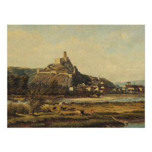 Landscape from Trencin in Slovakia Poster