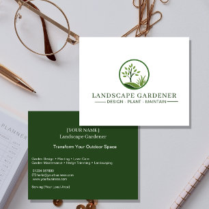 Landscape Gardener Flyer Professional Gardeni