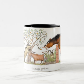 'Landscape gardeners' Mug. Two-Tone Coffee Mug