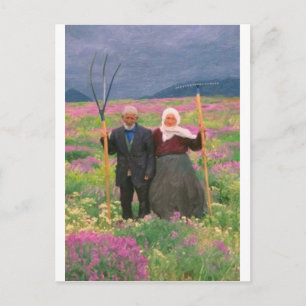 landscape heavenly kurdish family postcard
