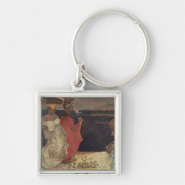 Landscape in Martinique Keychain (Front)