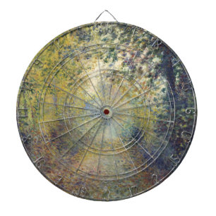 Landscape In the Woods (by Pierre-Auguste Renoir) Dartboard