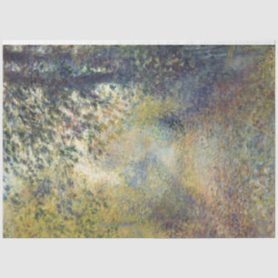 Landscape In the Woods (by Pierre-Auguste Renoir) Tissue Paper